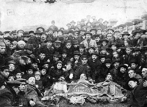 Trabajadoras en una fábrica textil de Mánchester